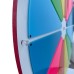 Prize Wheel - Spinning Fortune Wheel (12 Sections, Used on a Table, Colorful, 51 cm) Writable-Erasable Carnival, Event and Prize Game