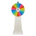 Prize Wheel - Spinning Wheel of Fortune, (18 Sections, Floor Standing, Colorful, 68cm) Writable-Erasable Carnival, Event and Prize Game