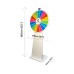Prize Wheel - Spinning Wheel of Fortune, (18 Sections, Floor Standing, Colorful, 68cm) Writable-Erasable Carnival, Event and Prize Game