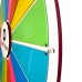 Prize Wheel - Spinning Wheel of Fortune, (18 Sections, Floor Standing, Colorful, 68cm) Writable-Erasable Carnival, Event and Prize Game