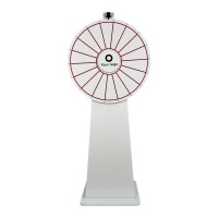 Prize Wheel - Spinning Wheel of Fortune, (18 Sections, Floor Standing, 68cm) Writable-Erasable Carnival, Event and Prize Game