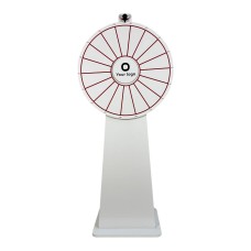 Prize Wheel - Spinning Wheel of Fortune, (18 Sections, Floor Standing, 68cm) Writable-Erasable Carnival, Event and Prize Game