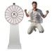Prize Wheel - Spinning Wheel of Fortune, (18 Sections, Floor Standing, 68cm) Writable-Erasable Carnival, Event and Prize Game