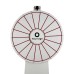 Prize Wheel - Spinning Wheel of Fortune, (18 Sections, Floor Standing, 68cm) Writable-Erasable Carnival, Event and Prize Game