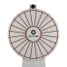 Prize Wheel - Spinning Wheel of Fortune, (24 Sections, Floor Standing, 68cm) Writable-Erasable Carnival, Event and Prize Game