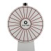 Prize Wheel - Spinning Wheel of Fortune, (24 Sections, Floor Standing, 68cm) Writable-Erasable Carnival, Event and Prize Game