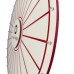 Prize Wheel - Spinning Wheel of Fortune, (24 Sections, Floor Standing, 68cm) Writable-Erasable Carnival, Event and Prize Game
