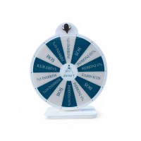 Customizable Prize Wheel – 51 cm (20 Inch) Tabletop Spin Wheel, Custom Printed Design | Wheel of Fortune (Glücksrad) for Events & Parties Customizable Prize Wheel – 51 cm (20 Inch) Tabletop Spin Wheel, Custom Printed Design | Wheel of Fortune (Glücksrad) for Events & Parties