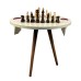 Sleek and Stylish Chess Table, chessboard, parents gift, chess set with chess pieces, Chess Table with Piece Storage