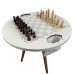 Sleek and Stylish Chess Table, chessboard, parents gift, chess set with chess pieces, Chess Table with Piece Storage