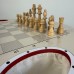 Sleek and Stylish Chess Table, chessboard, parents gift, chess set with chess pieces, Chess Table with Piece Storage